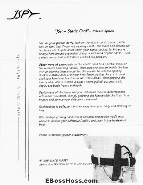 James Piorek JSP OP's Double Edge