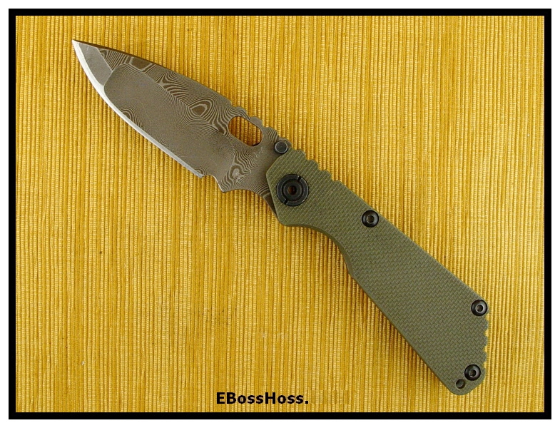 Mick Strider MSC SnG - Brown Damascus