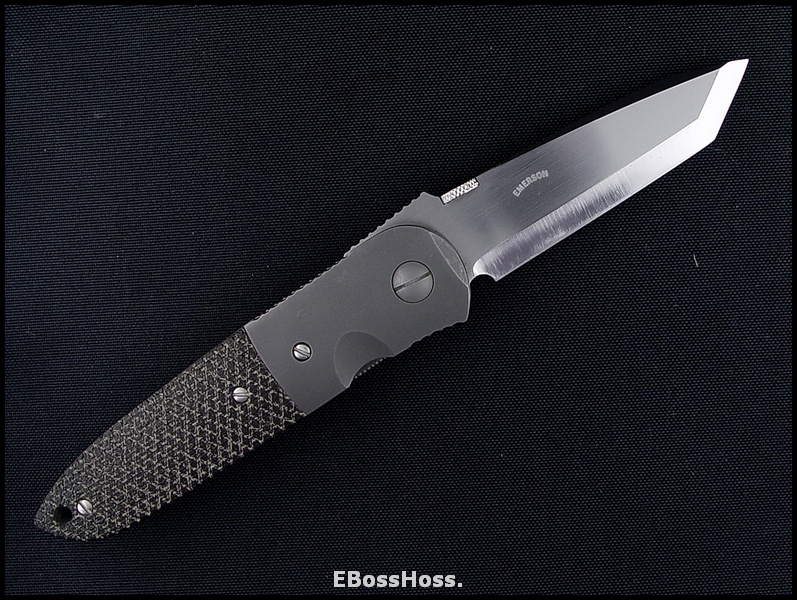 Ernie Emerson Checkered Halfmoon Lefty CQC- 6