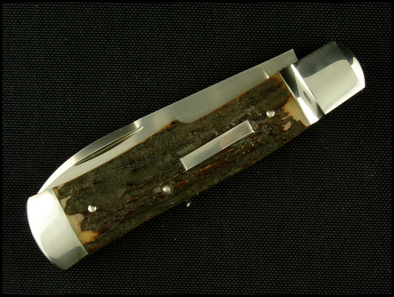 Hiroaki Ohta Stag Gunstock Slipjoint