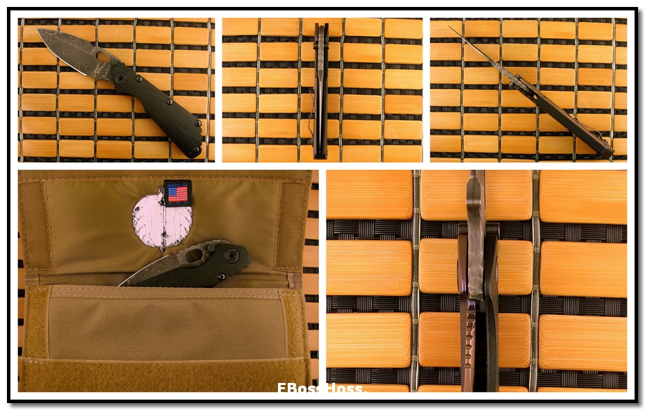 Mick Strider MSC SMF "Dagger" - MSC-Damascus, CC Scales