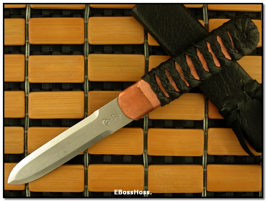 Phill Hartsfield Double-Ground Copper Dagger