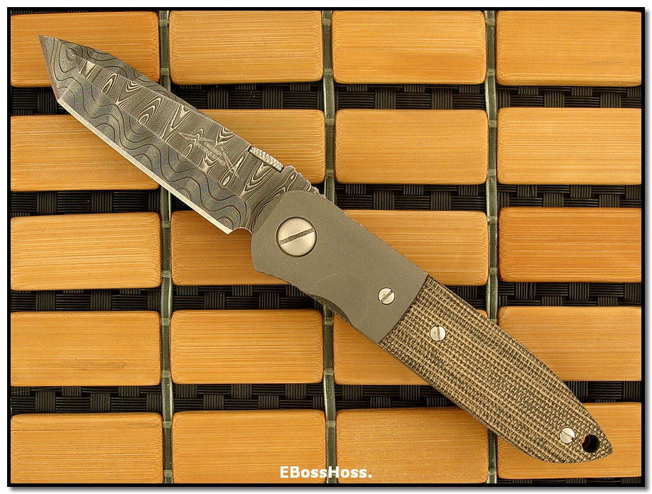 Ernie Emerson Custom CQC-5 Damascus