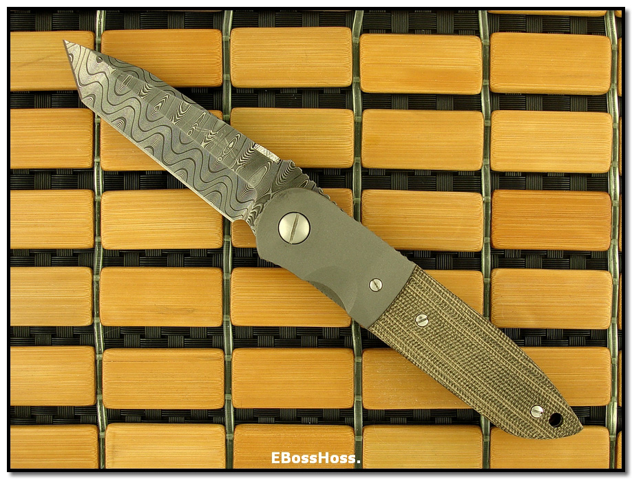 Ernie Emerson Custom CQC-6 Damascus