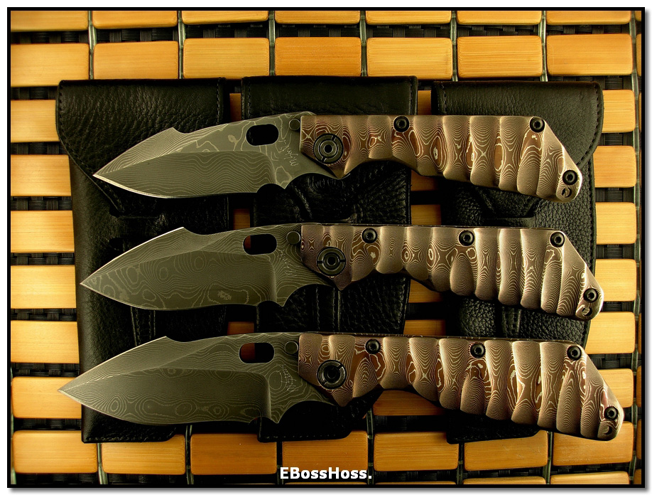 Mick Strider MSC Damascus Grail Set - The Only One