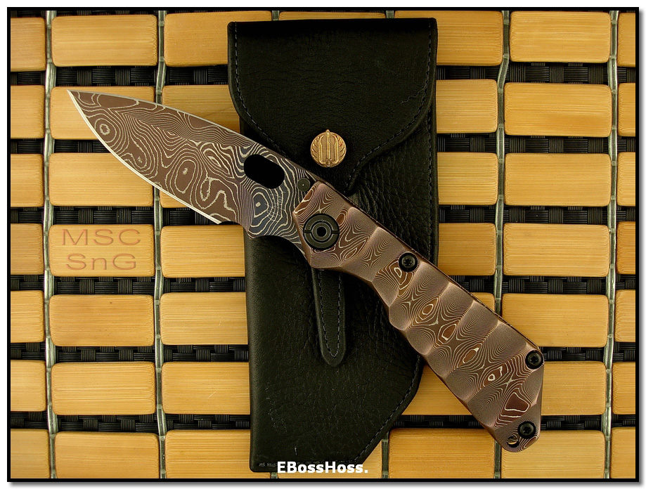 Mick Strider MSC All-Damascus SnG - Dagger Grind
