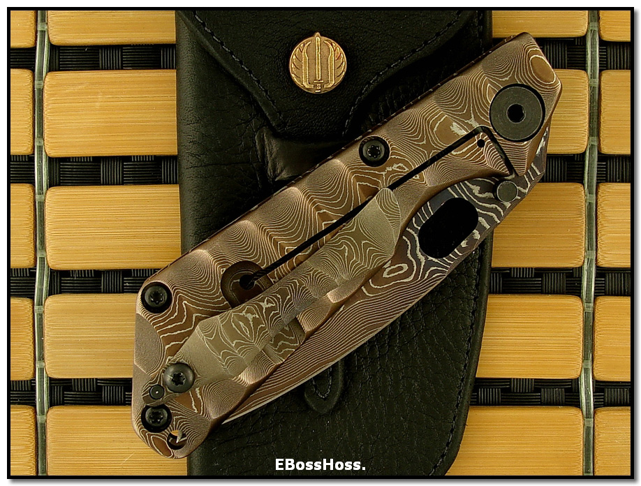 Mick Strider MSC All-Damascus SnG - Dagger Grind