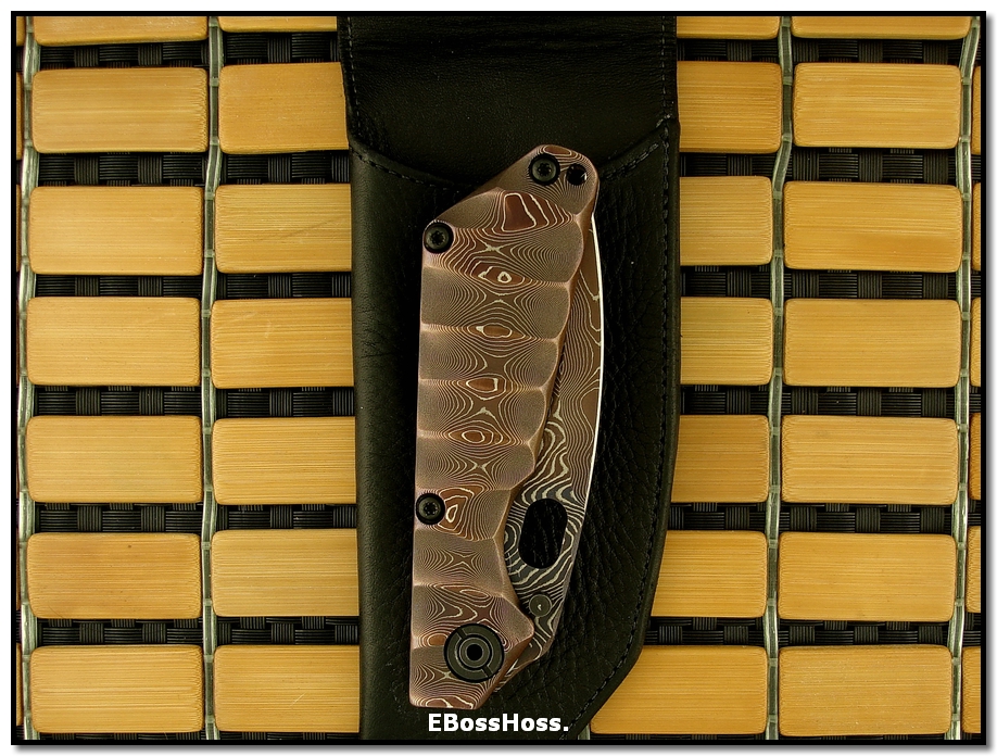 Mick Strider MSC All-Damascus SnG - Dagger Grind