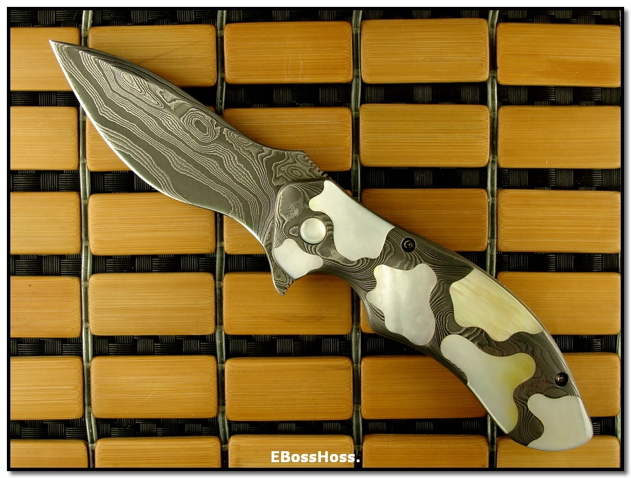 Ken Onion Deluxe Taboo - Damascus & MOP