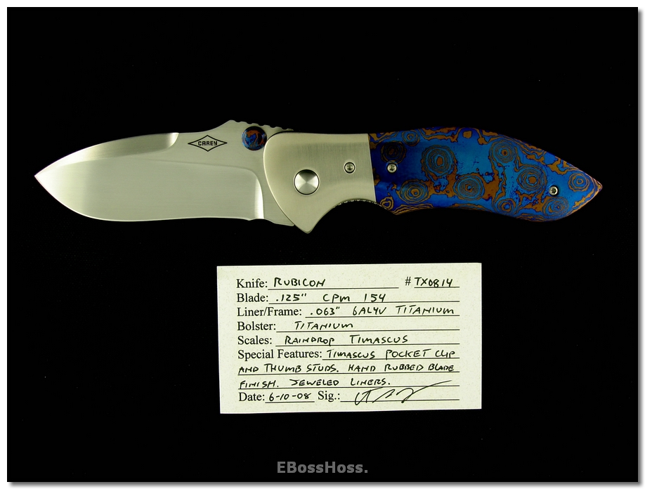 Peter Carey Timascus Rubicon