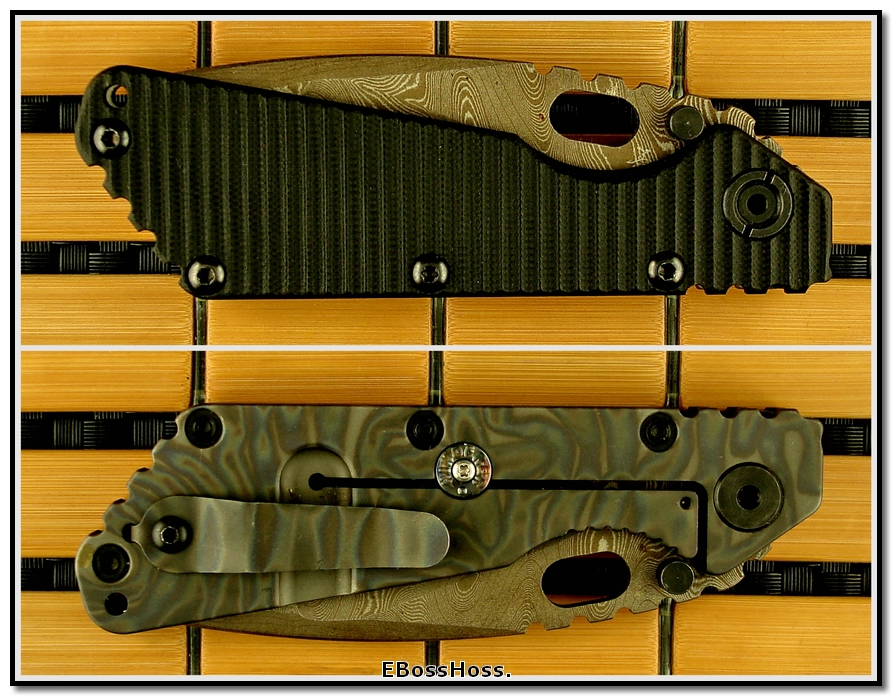 Mick Strider MSC Nightmare-Grind Spearpoint SMF - Brown Damascus