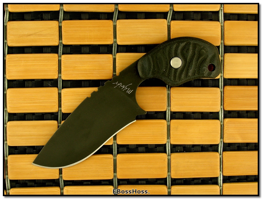 Mick Strider Custom (MSC) Hand-Ground Black-Bladed SLCC