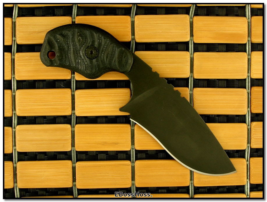 Mick Strider Custom (MSC) Hand-Ground Black-Bladed SLCC