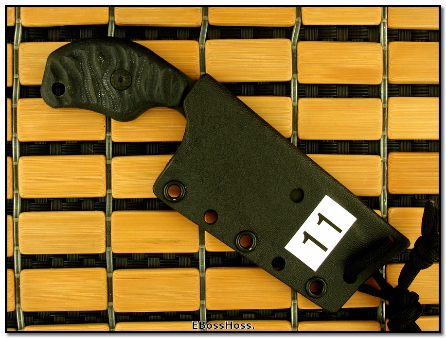 Mick Strider Custom (MSC) Hand-Ground Black-Bladed SLCC