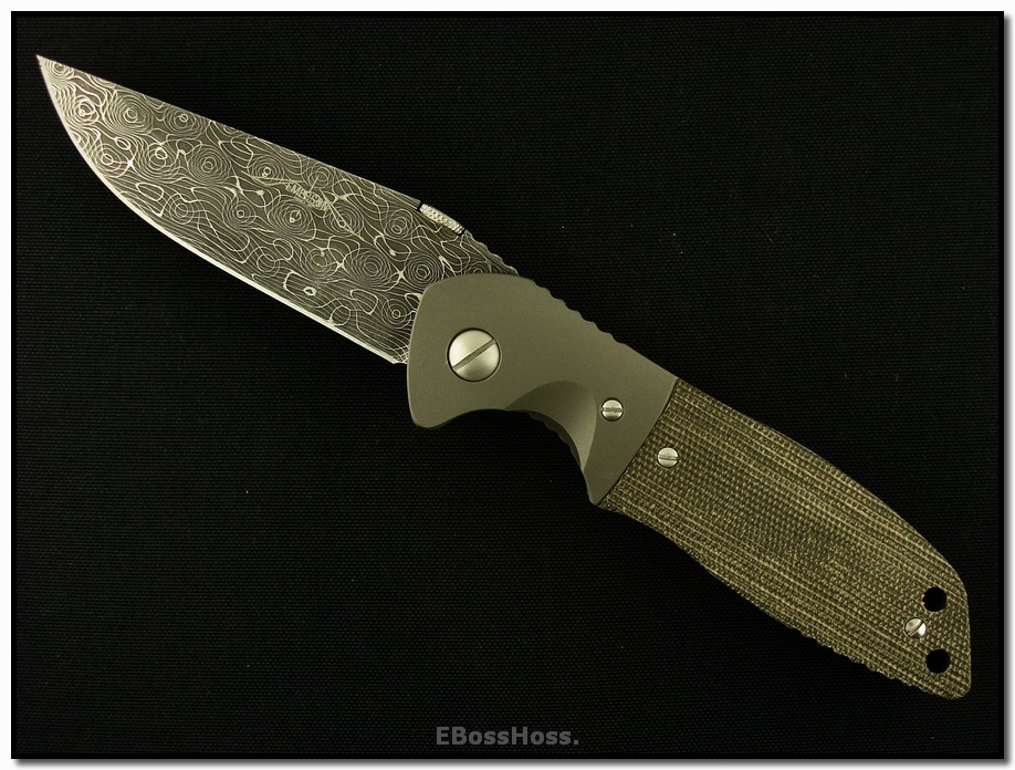 Ernie Emerson Custom Mach 1 Damascus