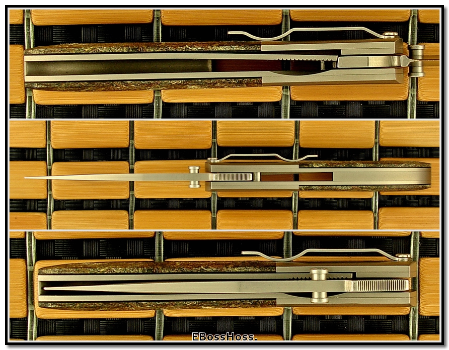 Kit Carson Rag Micarta Med. Model 4