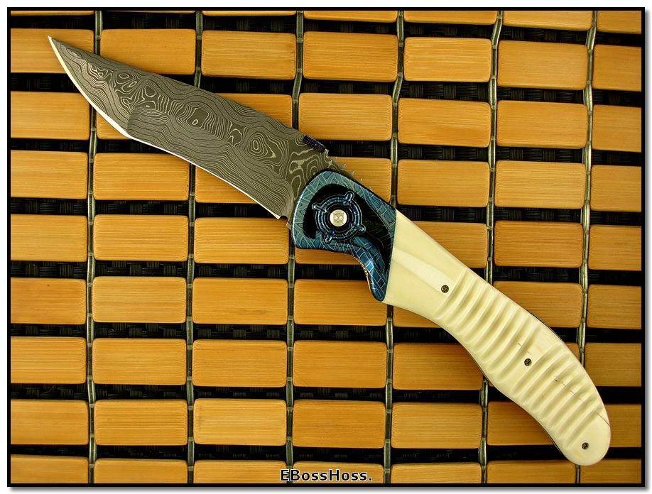 Sal Manaro Dlx. XL Bullseye - Blade Stock by Chad Nichols