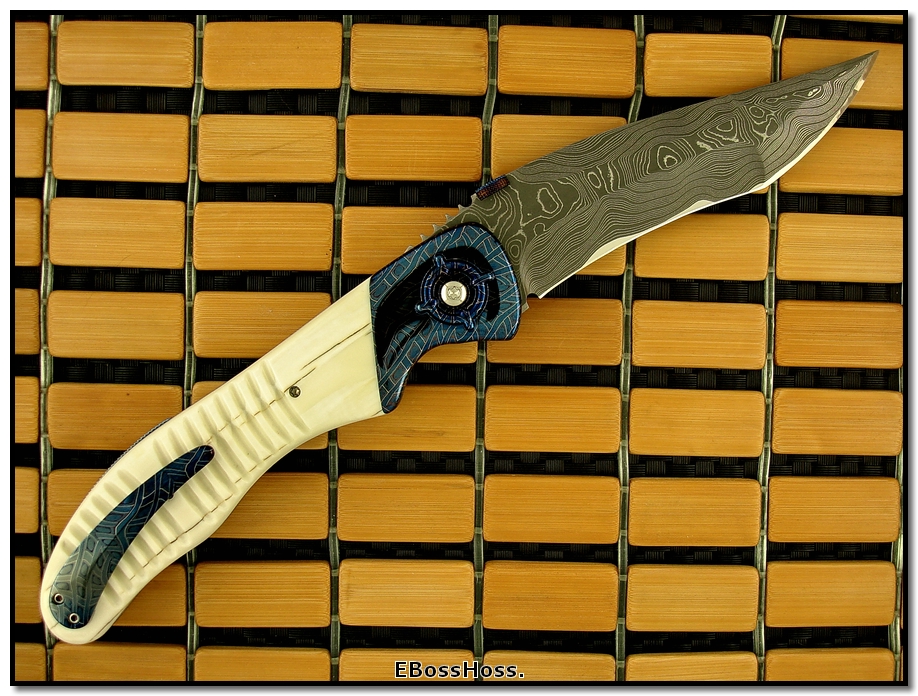 Sal Manaro Dlx. XL Bullseye - Blade Stock by Chad Nichols