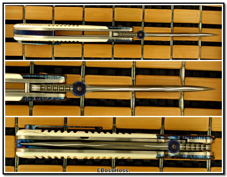 Sal Manaro Dlx. XL Bullseye - Blade Stock by Chad Nichols