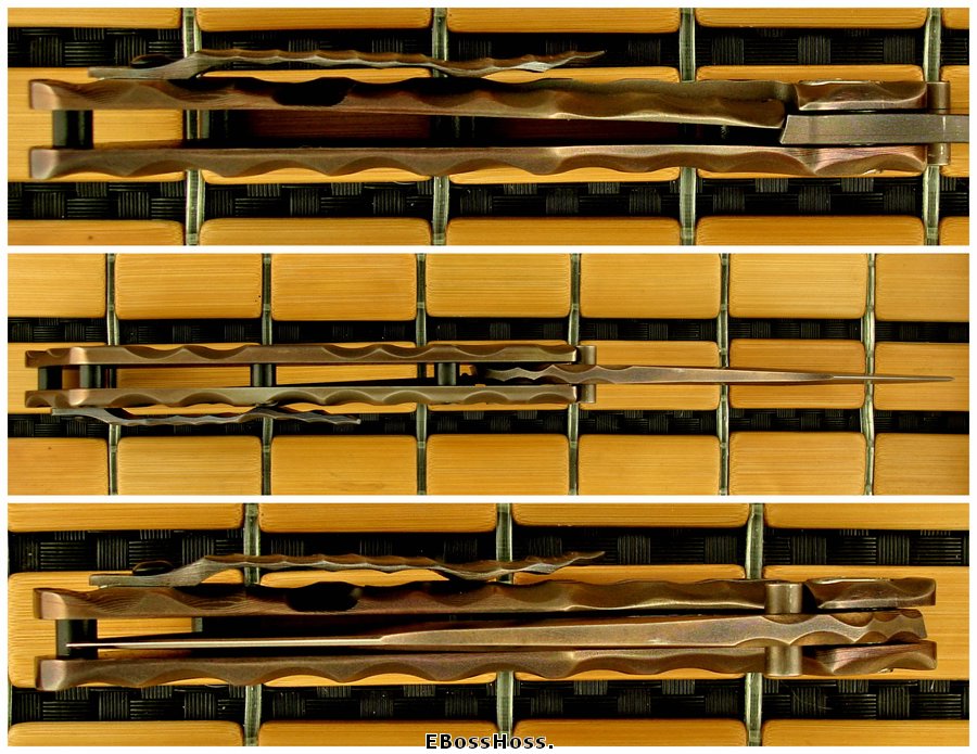 MSC Cobalt-Damascus XL SnG w/New Sealed-Bearing Pivot