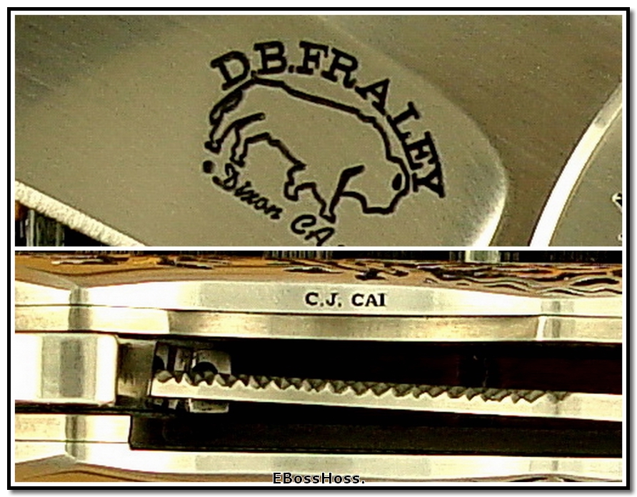 D.B. Fraley 5-in. Bladed Deluxe Torrent engraved by CJ Cai