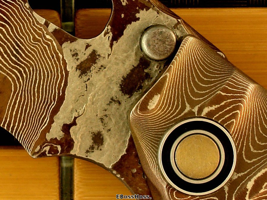 MSC Cobalt-Damascus XL SnG w/MSC Sealed-Bearing Pivot