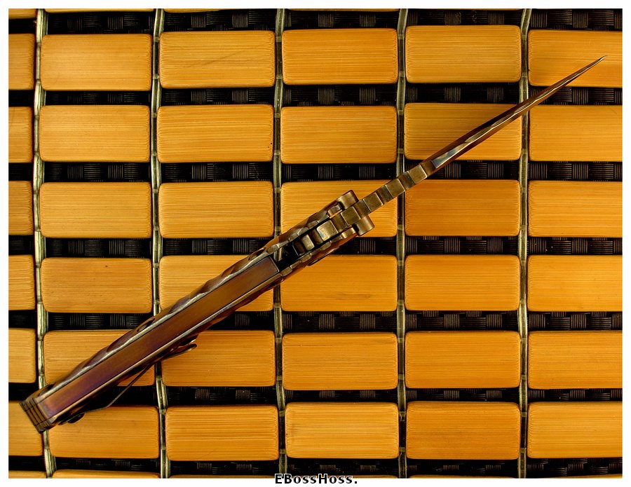 Mick Strider MSC All-Titanium SMF Dragon-spine Dagger Grind