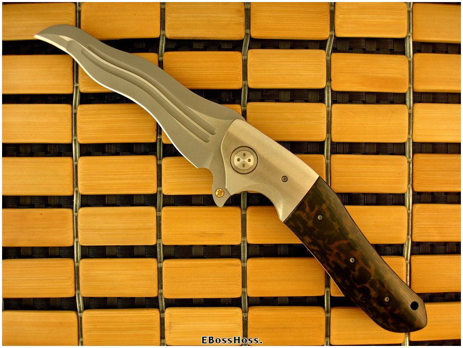 Elishewitz / Mah Malaysian Jaguar Linerlock Flipper