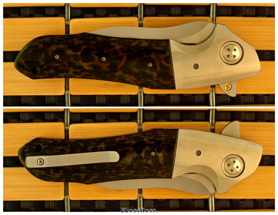 Elishewitz / Mah Malaysian Jaguar Linerlock Flipper