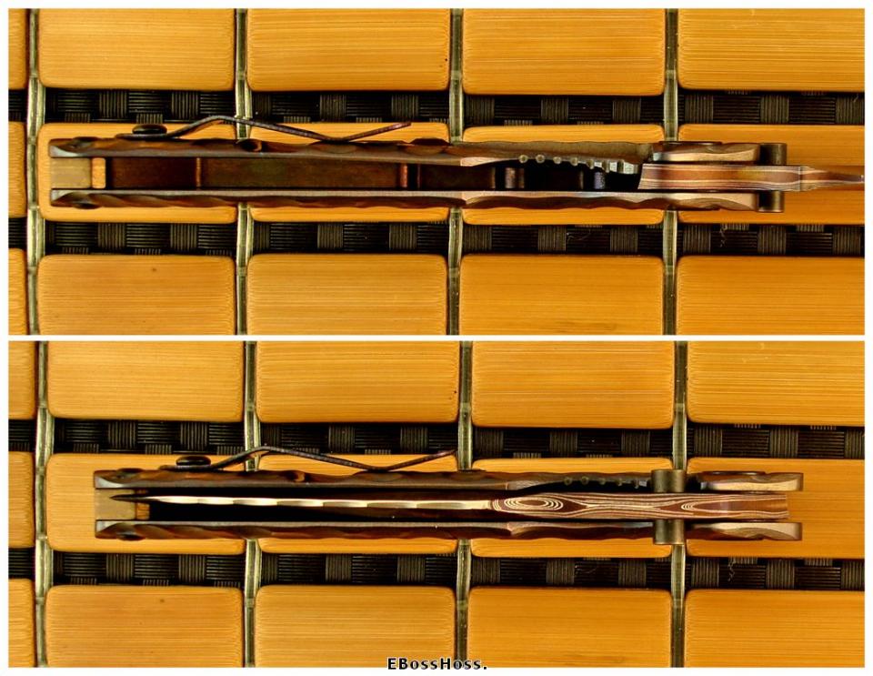 Mick Strider MSC Nightmare SMF Cobalt Damascus