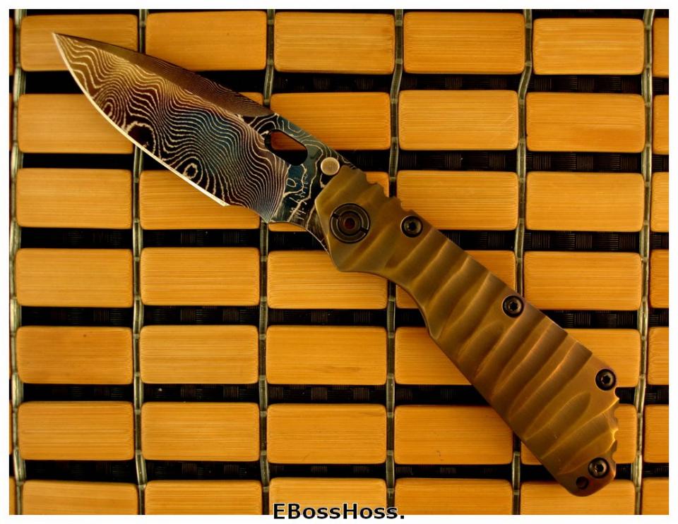 Mick Strider MSC Cobalt-Damascus SMF