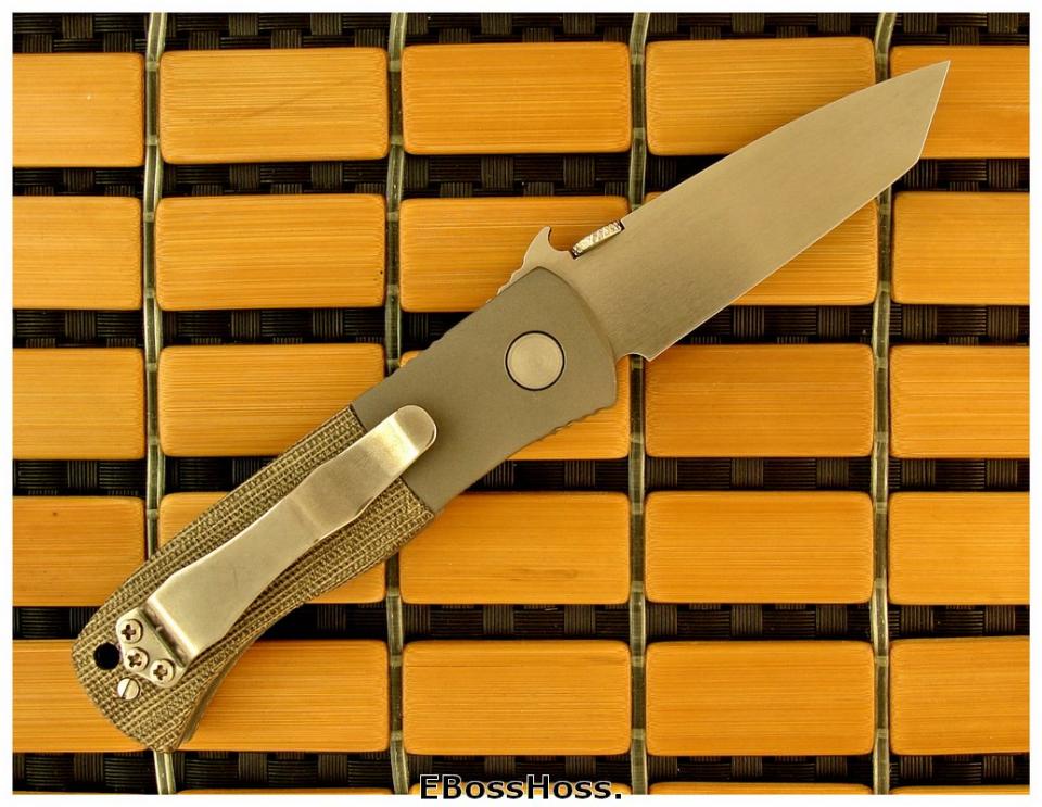 Ernie Emerson Custom Mini-CQC-7 Waved w/Bolsters