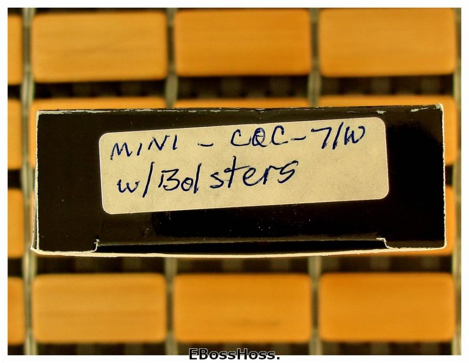 Ernie Emerson Custom Mini-CQC-7 Waved w/Bolsters