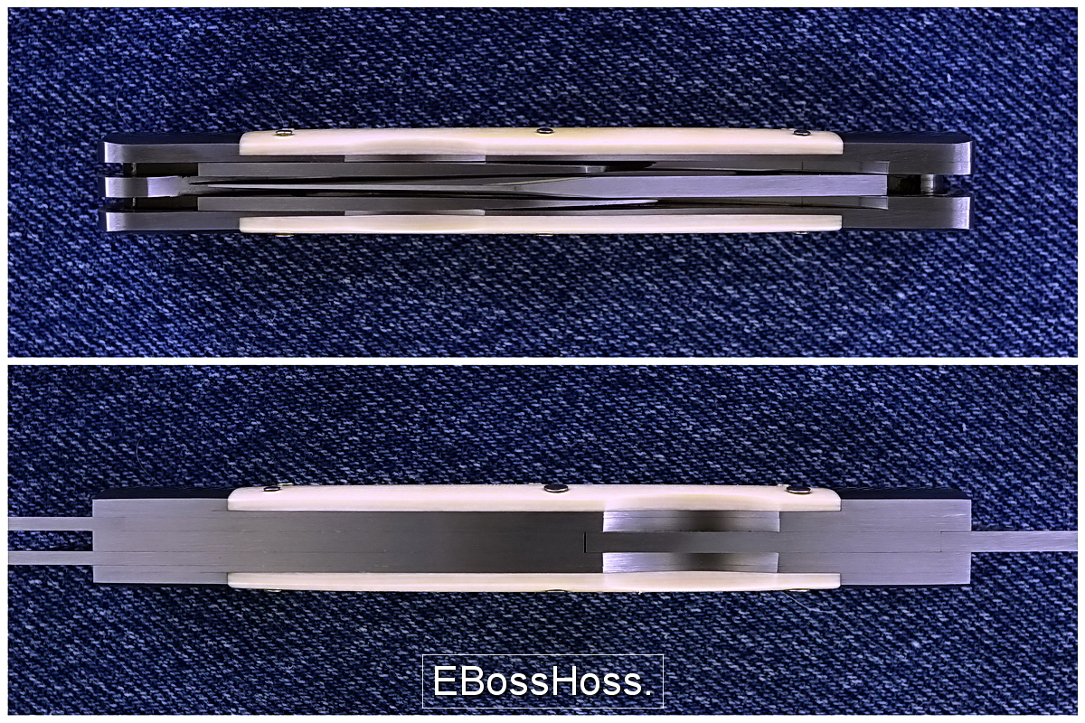 Jess Horn Natural-handle Lockback Whittler Prototype