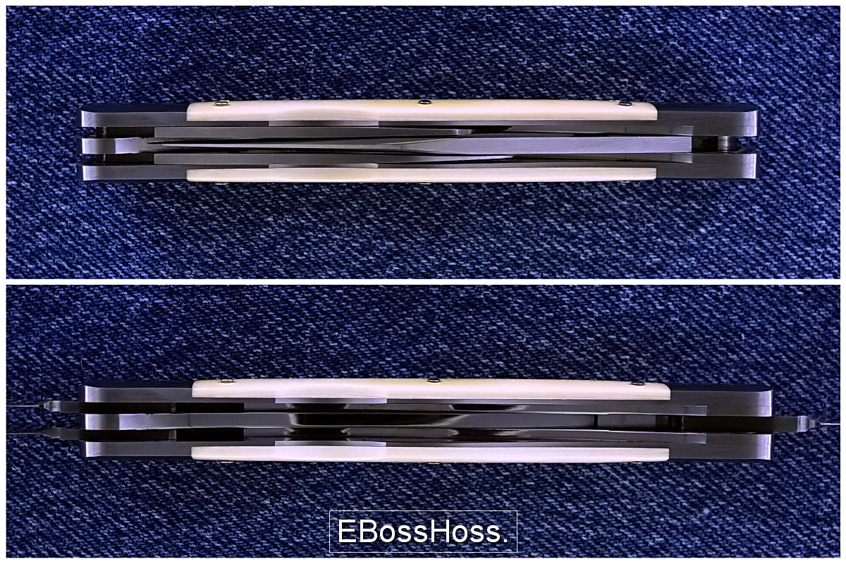 Jess Horn Natural-handle Lockback Whittler Prototype