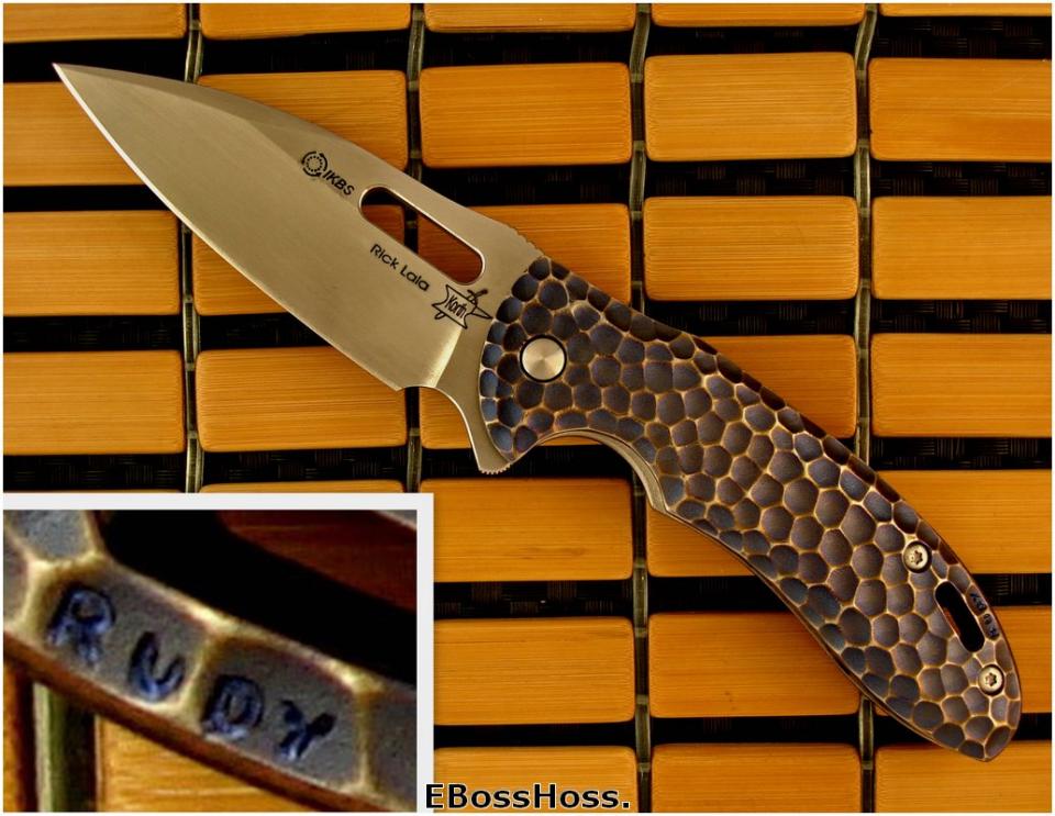  Korth Cutlery Carved Sentry Flipper