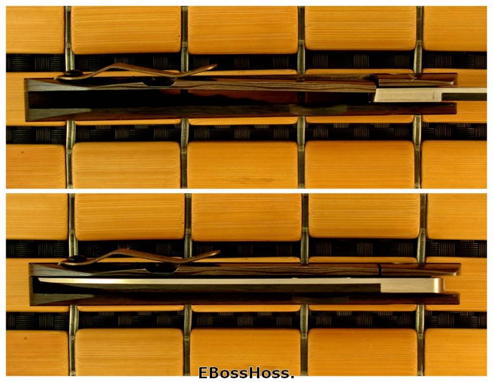 Mick Strider Laminated-Blade AKAK - CF & MSC Damascus