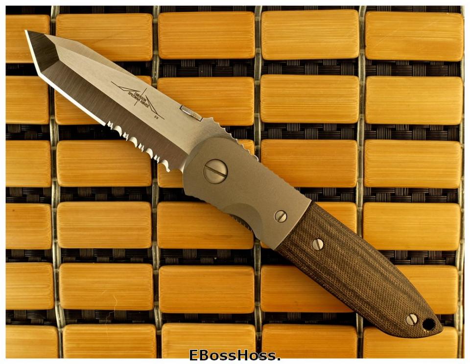 Ernie Emerson Custom CQC-6 w/ Serrations