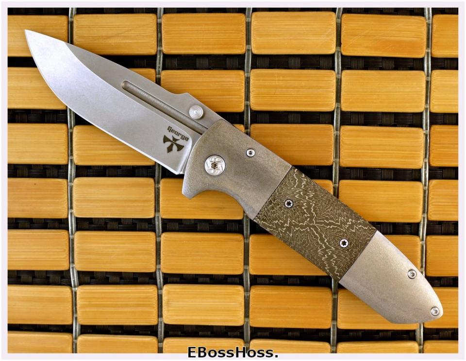 Les George Damascus Rockeye