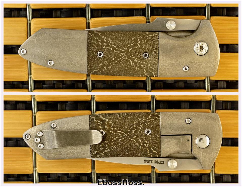 Les George Damascus Rockeye