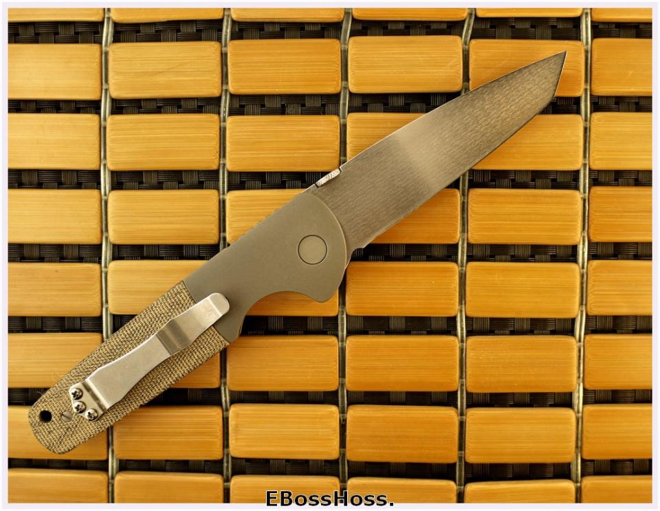 Ernie Emerson Custom Tanto w/Bolsters