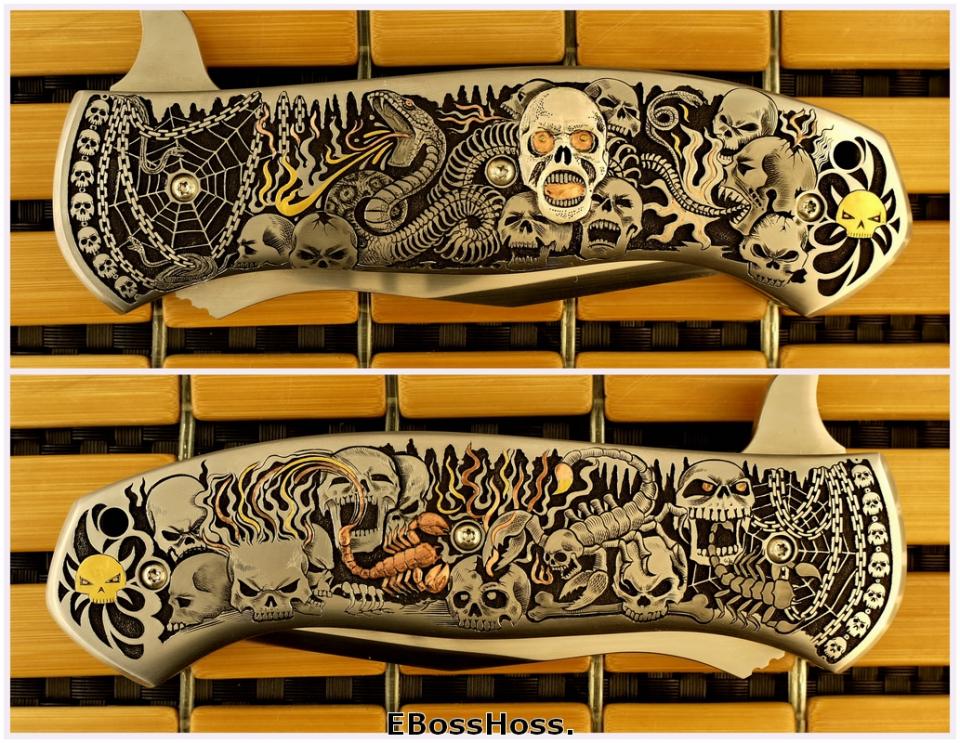 D.B. Fraley Super Deluge Masterfully Engraved by CJ Cai