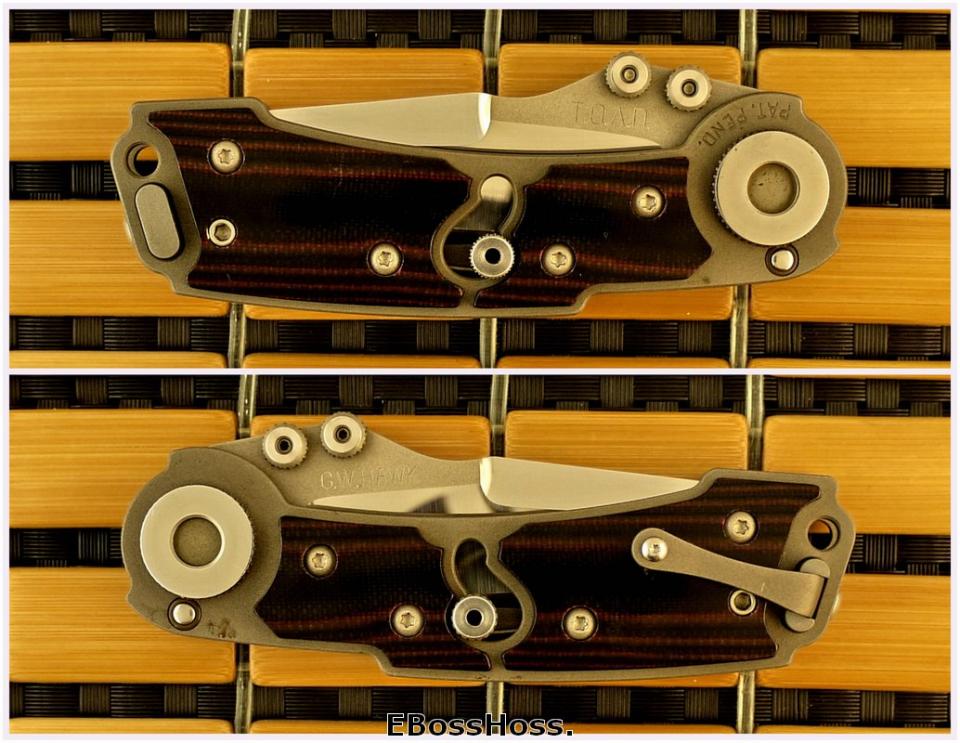 Grant & Gavin Hawk T.O.A.D. (Toggle Operated Anti Drag) Folder