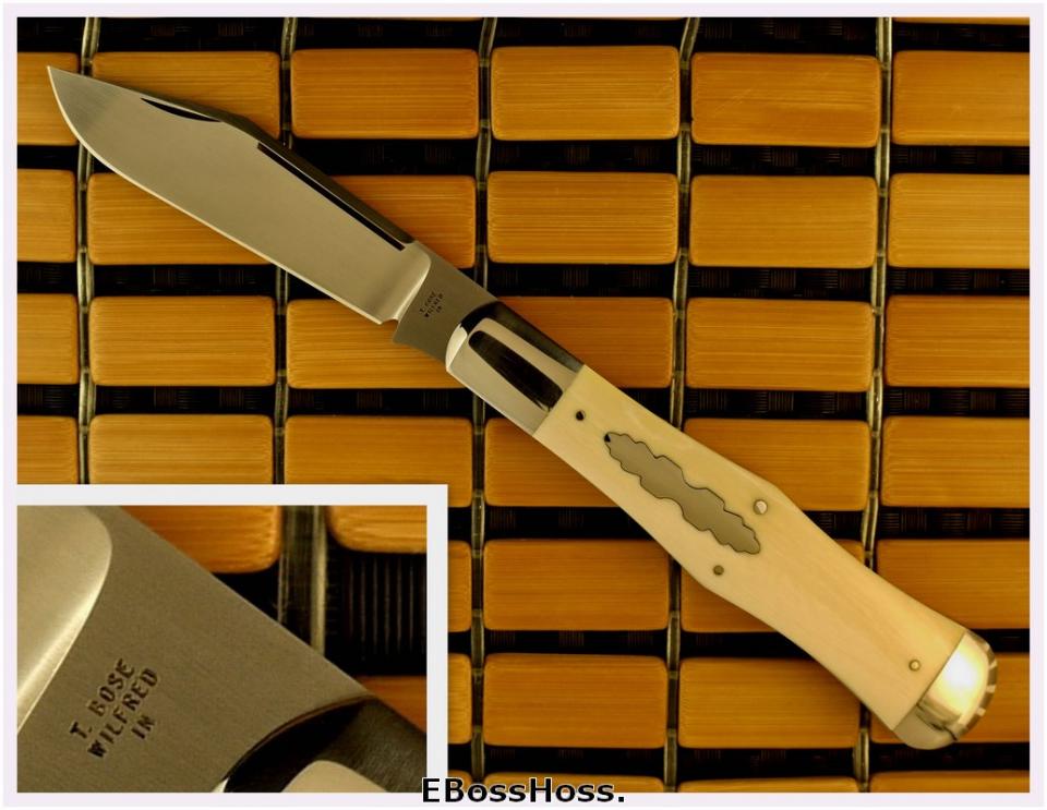 Tony Bose 5 3/8-inch Ivory Coke Bottle