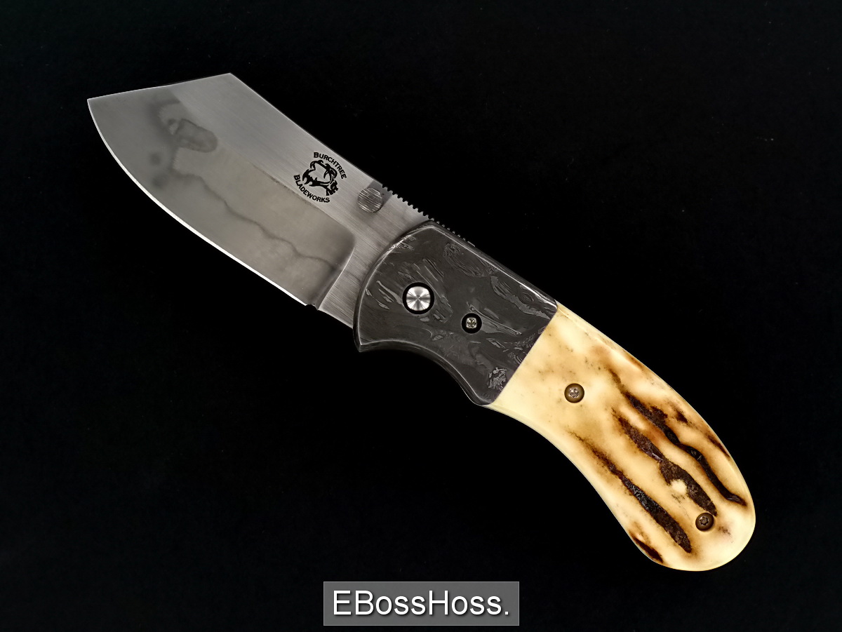 Michael Burch Stag & Damascus Swoop