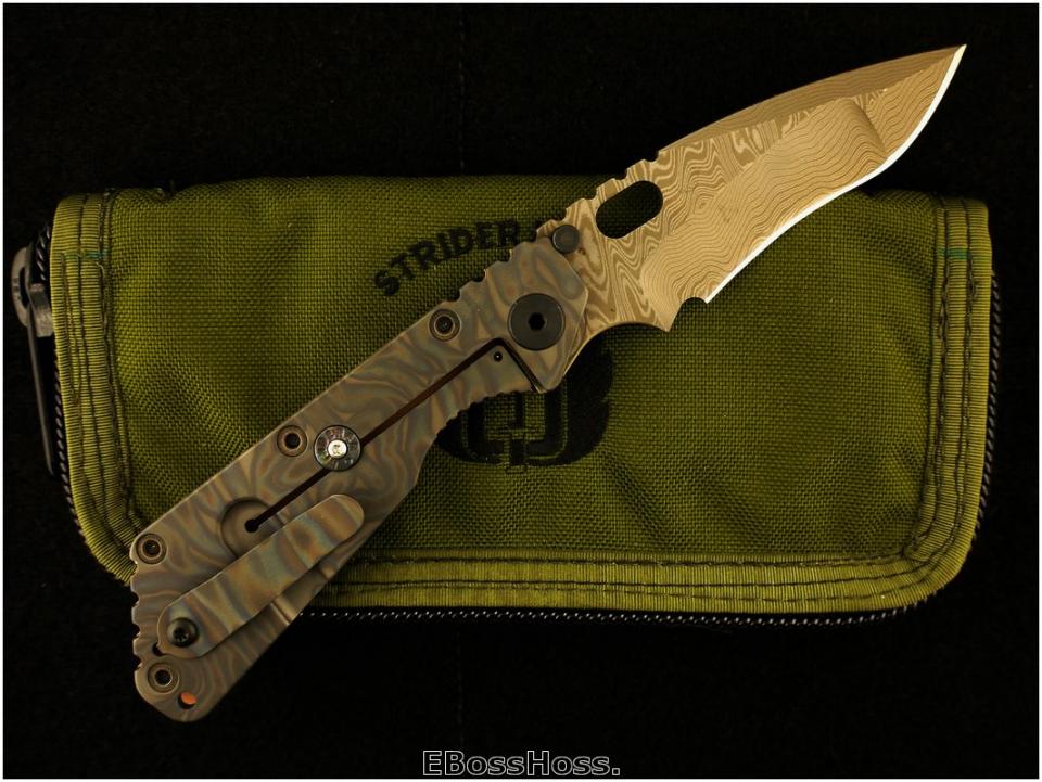 Mick Strider Custom Damascus Nightmare SMF