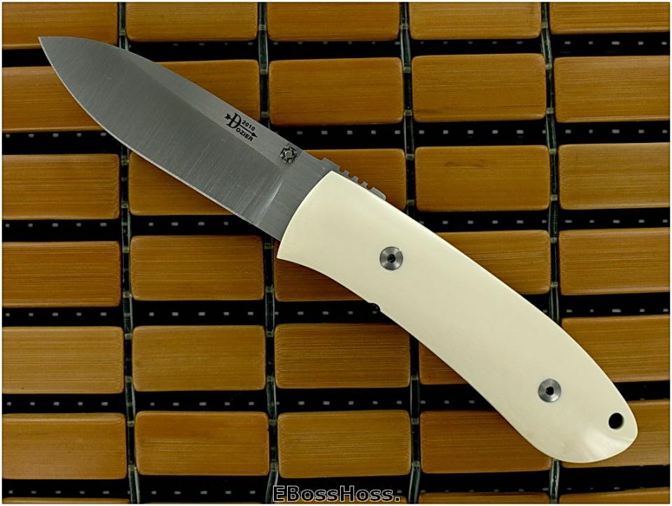 Bob Dozier Pre-Ban Ivory Large Folding Hunter (DK-LFH)