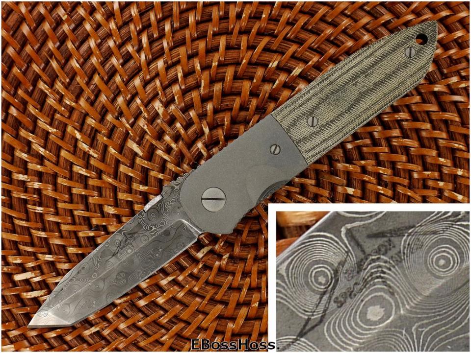 Ernie Emerson CQC-6 w/Damascus
