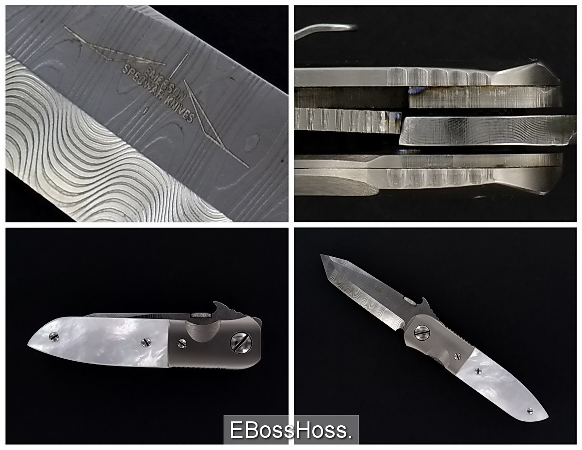 Ernie Emerson Full Dress Custom CQC-5 w/Damascus