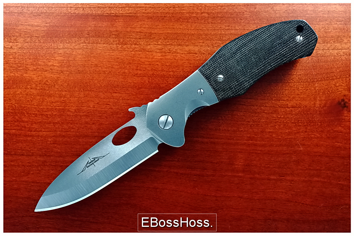 Ernie Emerson Bolstered Custom CQC-10 Waved
